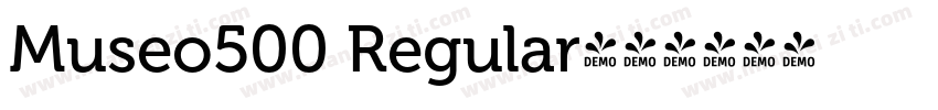 Museo500 Regular字体转换